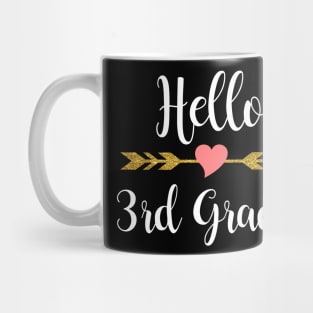 Hello 3rd Grade Back To School Mug